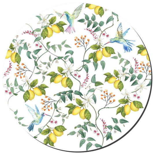 Portaplatos Limones Colibrí - Kit de 6