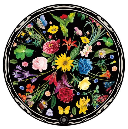 Portavaso Black & Flowers  - Kit de 6