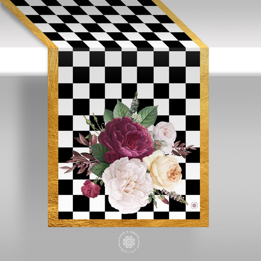 Camino de mesa - Cuadros y Flores