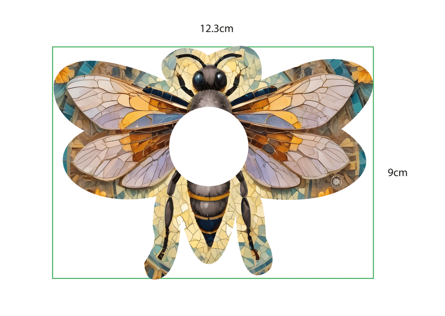 Servilleteros Bichos Mosaico - Abeja Kit de 6