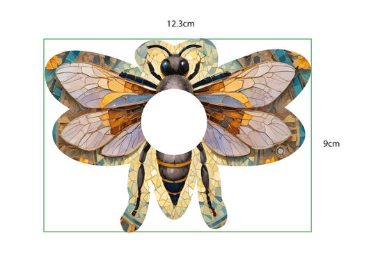 Servilleteros Bichos Mosaico - Abeja Kit de 6