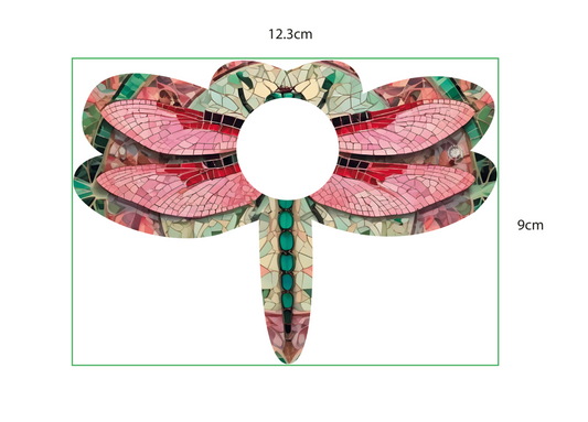 Servilletero Bichos Mosaico - Libelula Kit de 6