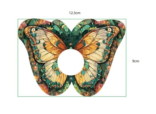 Servilletero Bichos Mosaico - Mariposa Kit de 6