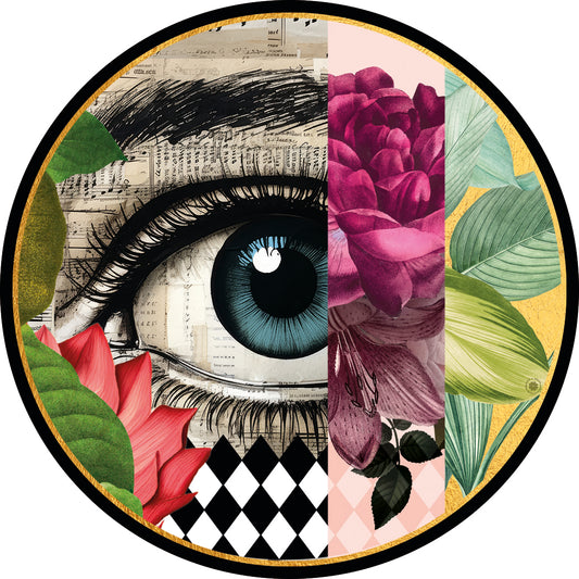 Portaplato Pop Ecléctico Ojo - Kit de 6