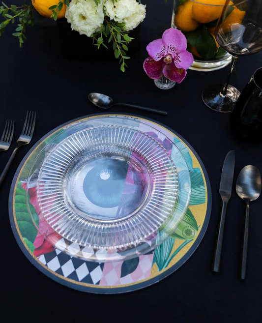 Portaplato Pop Ecléctico Ojo - Kit de 6