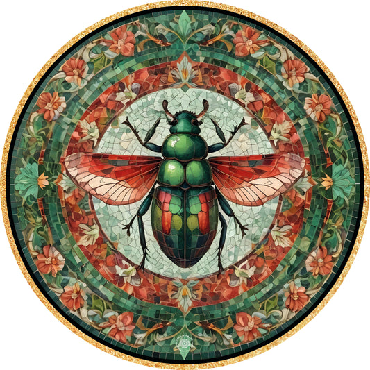 Portaplato Bichos Mosaico 1 - Kit de 6