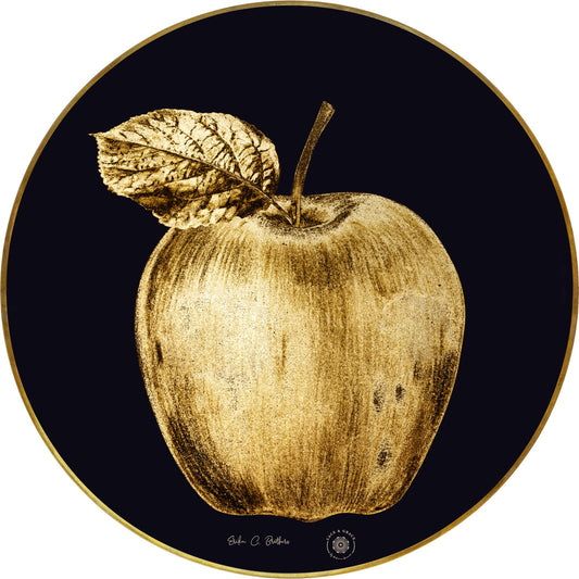 Portaplato Manzana Dorada - Kit de 6