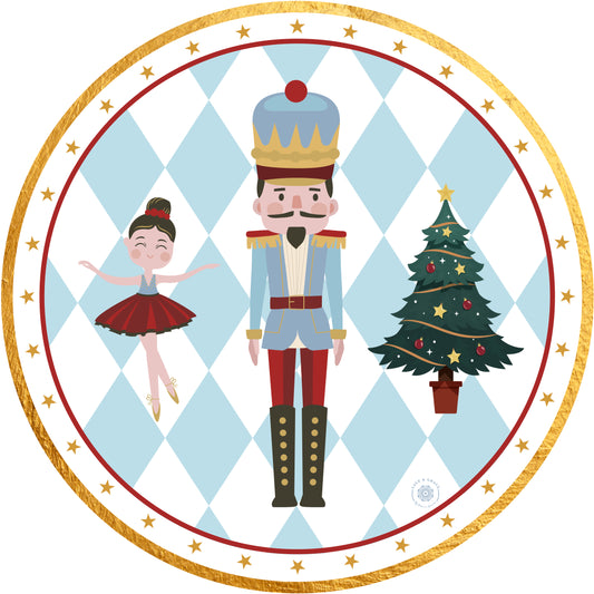 Nutcracker azul- Pino  - Kit de 6