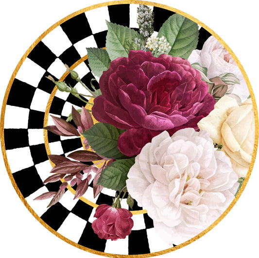 Portaplato Rombos y Flores - Kit de 6