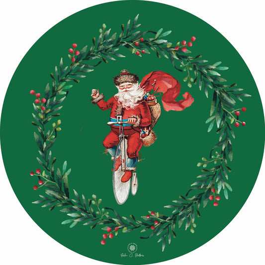 Santa fondo Verde ECB - Kit de 6