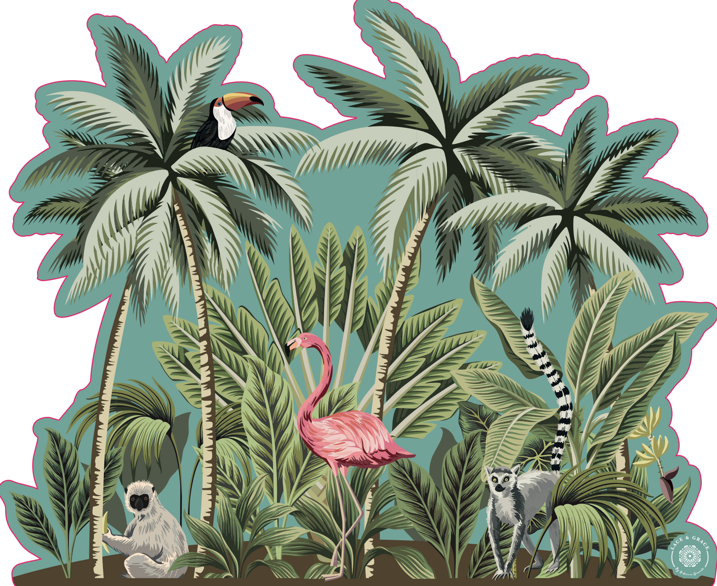Set Tropical Animales