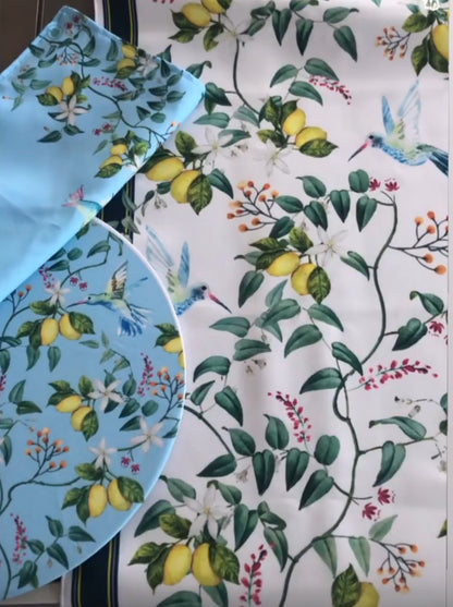 Camino de mesa - Limones Colibrí