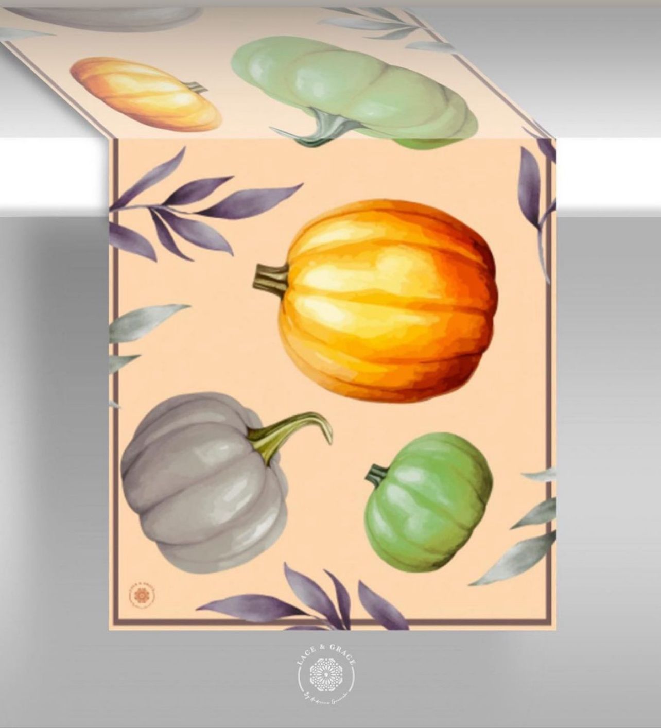 Camino de mesa - Otoño Calabazas