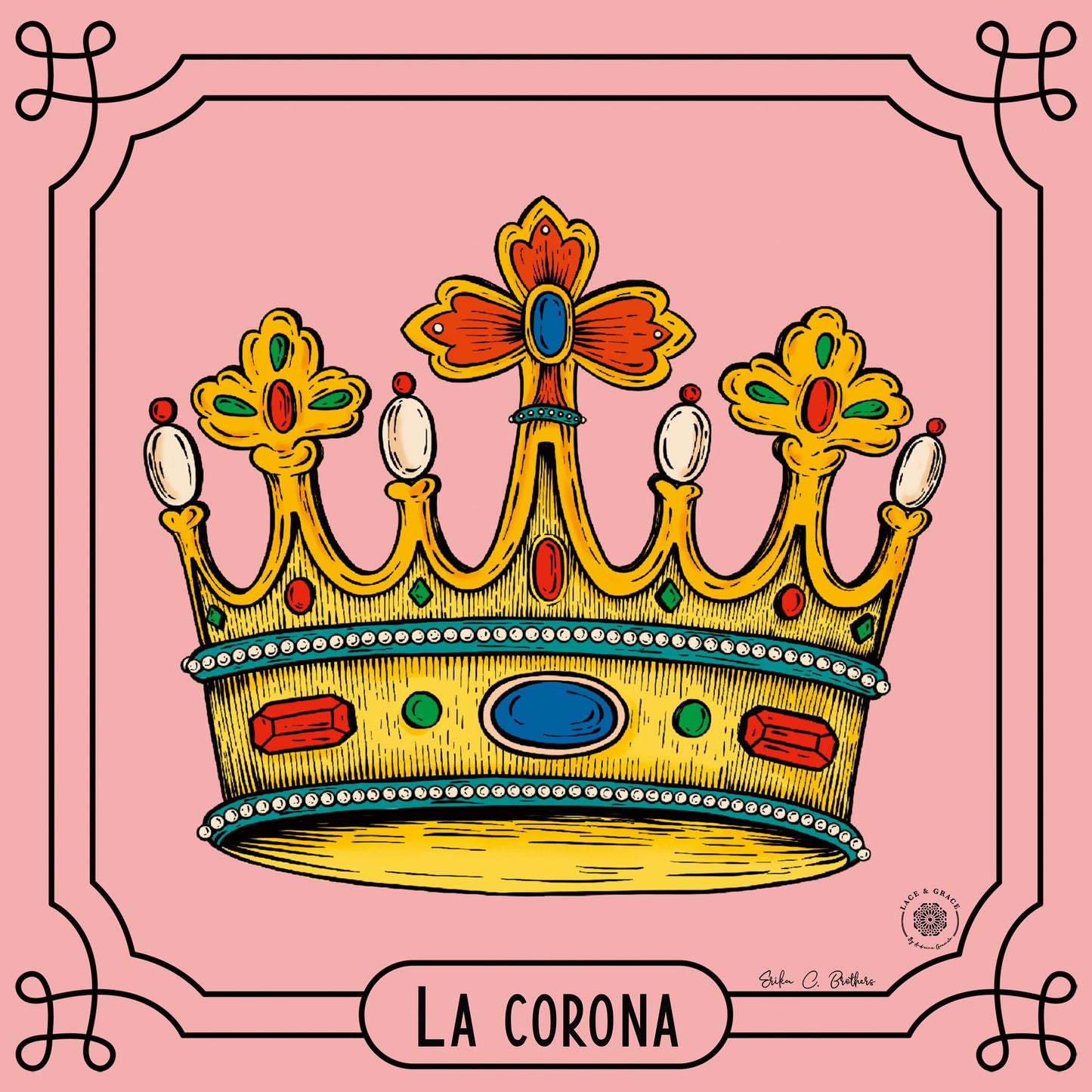 Portaplatos Lotería Cuadrados - Kit de 6