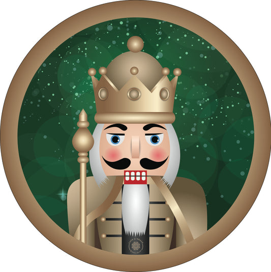 Nutcracker verde y dorado    - Kit de 6