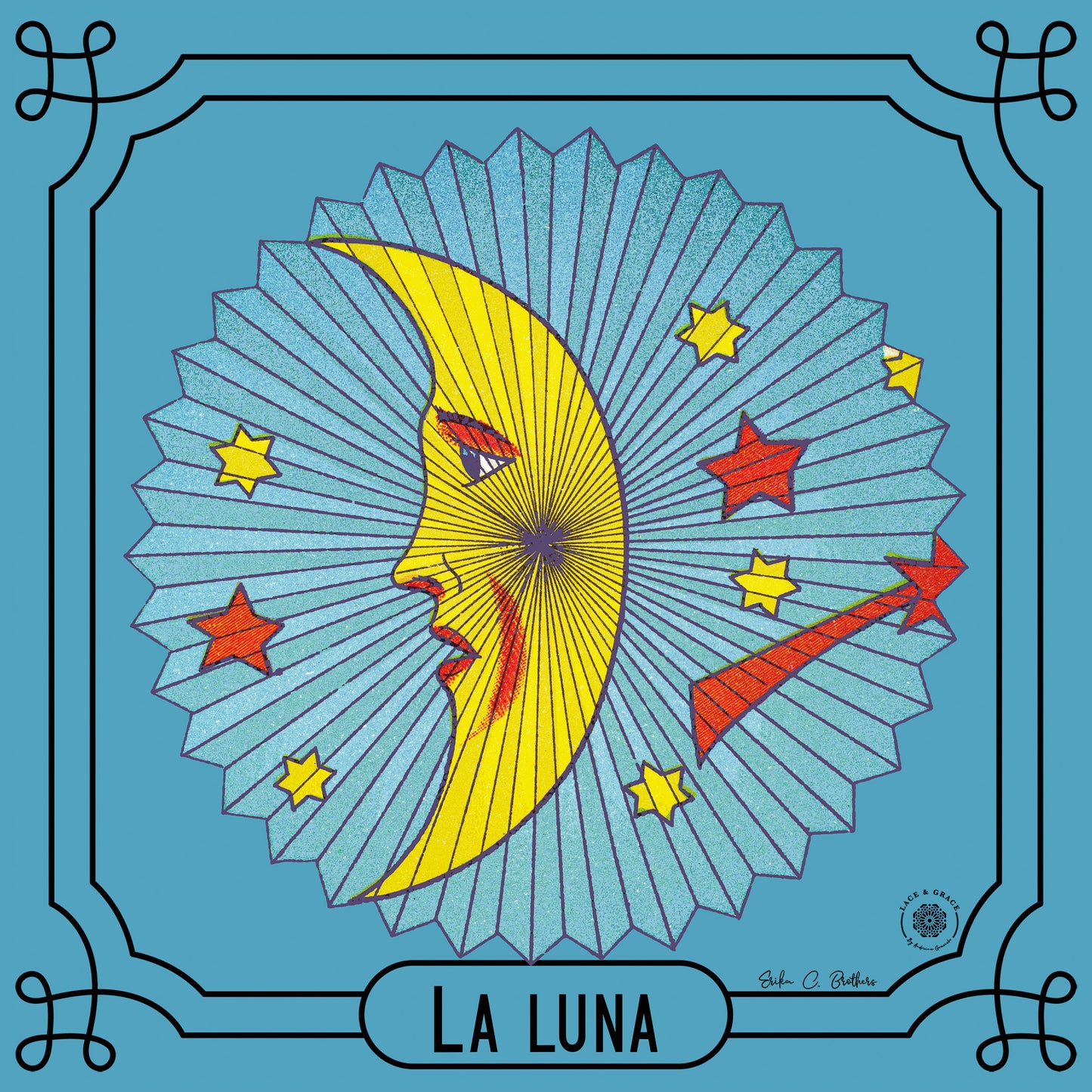 Portaplatos Lotería Cuadrados - Kit de 6