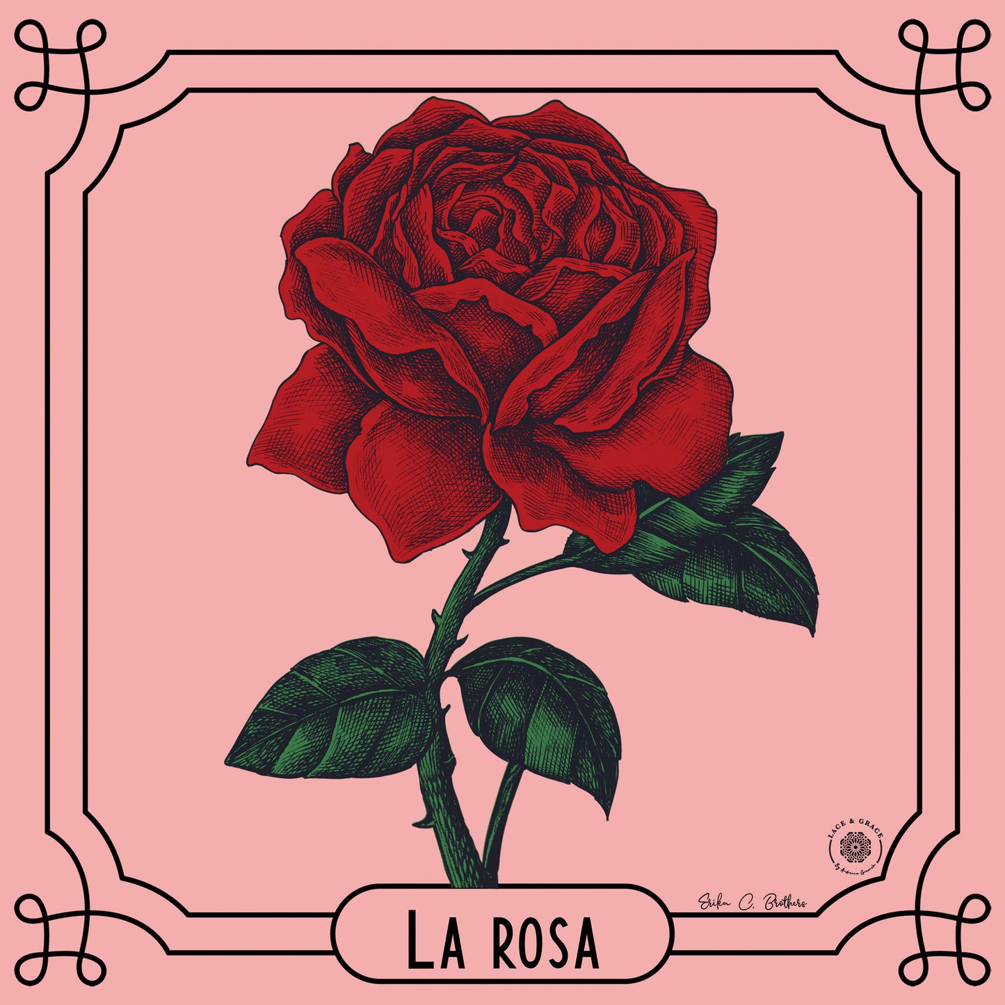 Portaplatos Lotería Cuadrados - Kit de 6
